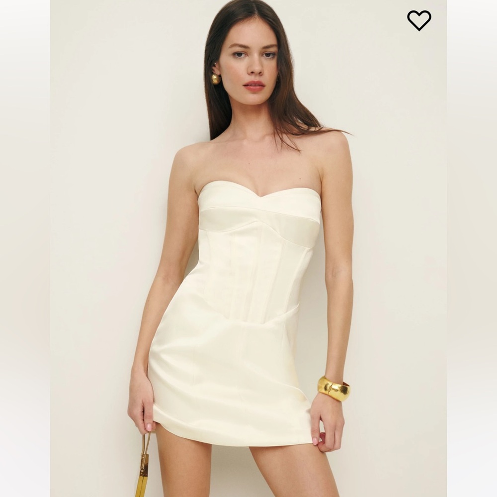 Reformation Pacie Satin Dress